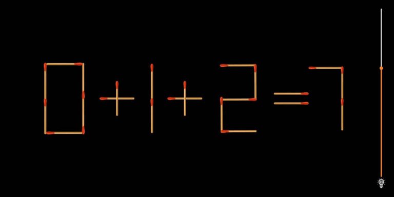 Mind-Bending IQ Test: Solve This 50-Second Matchstick Puzzle and Prove Your Genius!